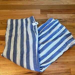 NWT Old Navy Striped Gauze Wide Leg Pants